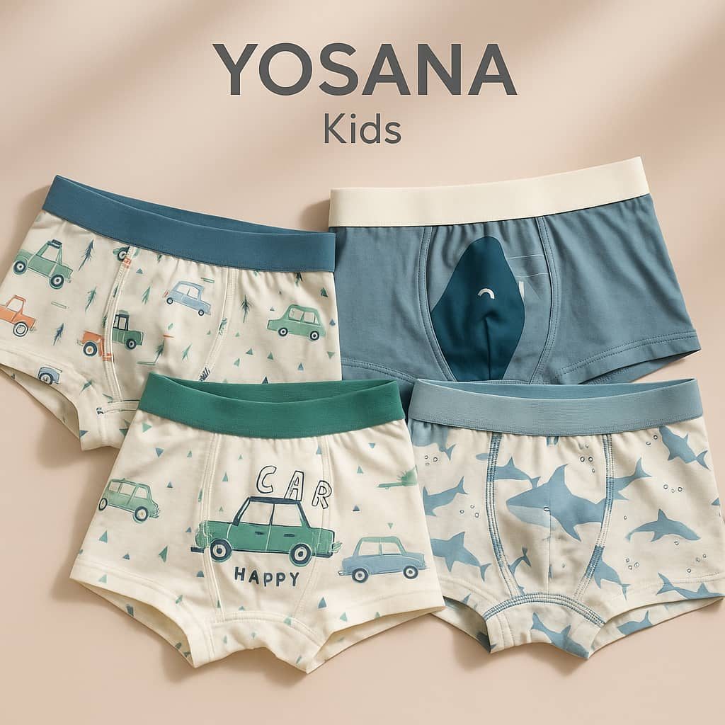 Pack 4 boxers niños