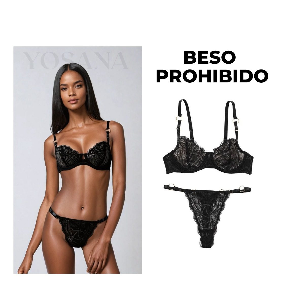 Set de lencería BESO PROHIBIDO